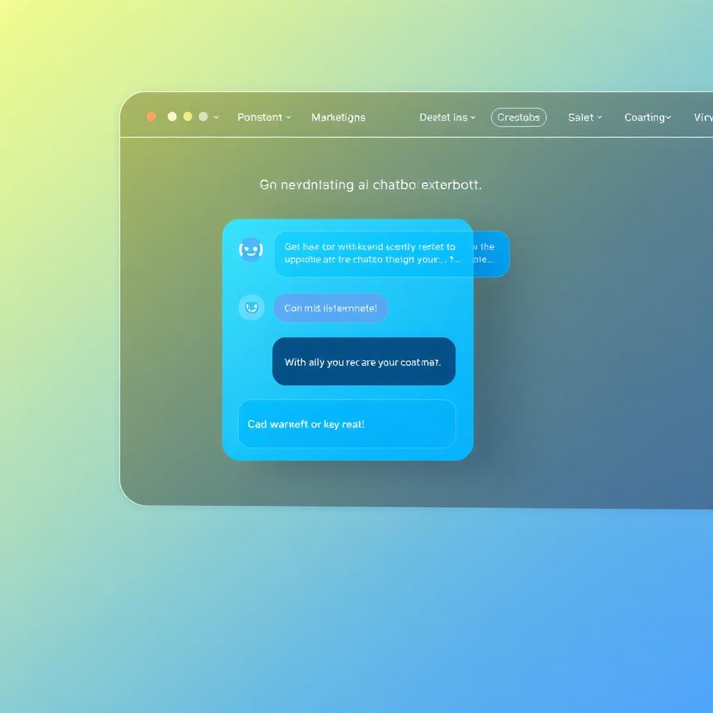 Support chatbot widget — AI agent