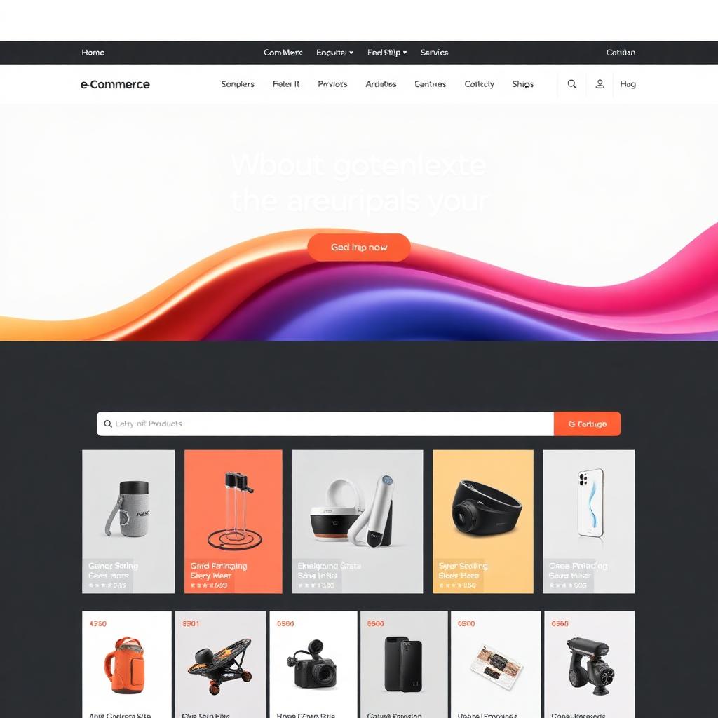 E-commerce storefront — Website build